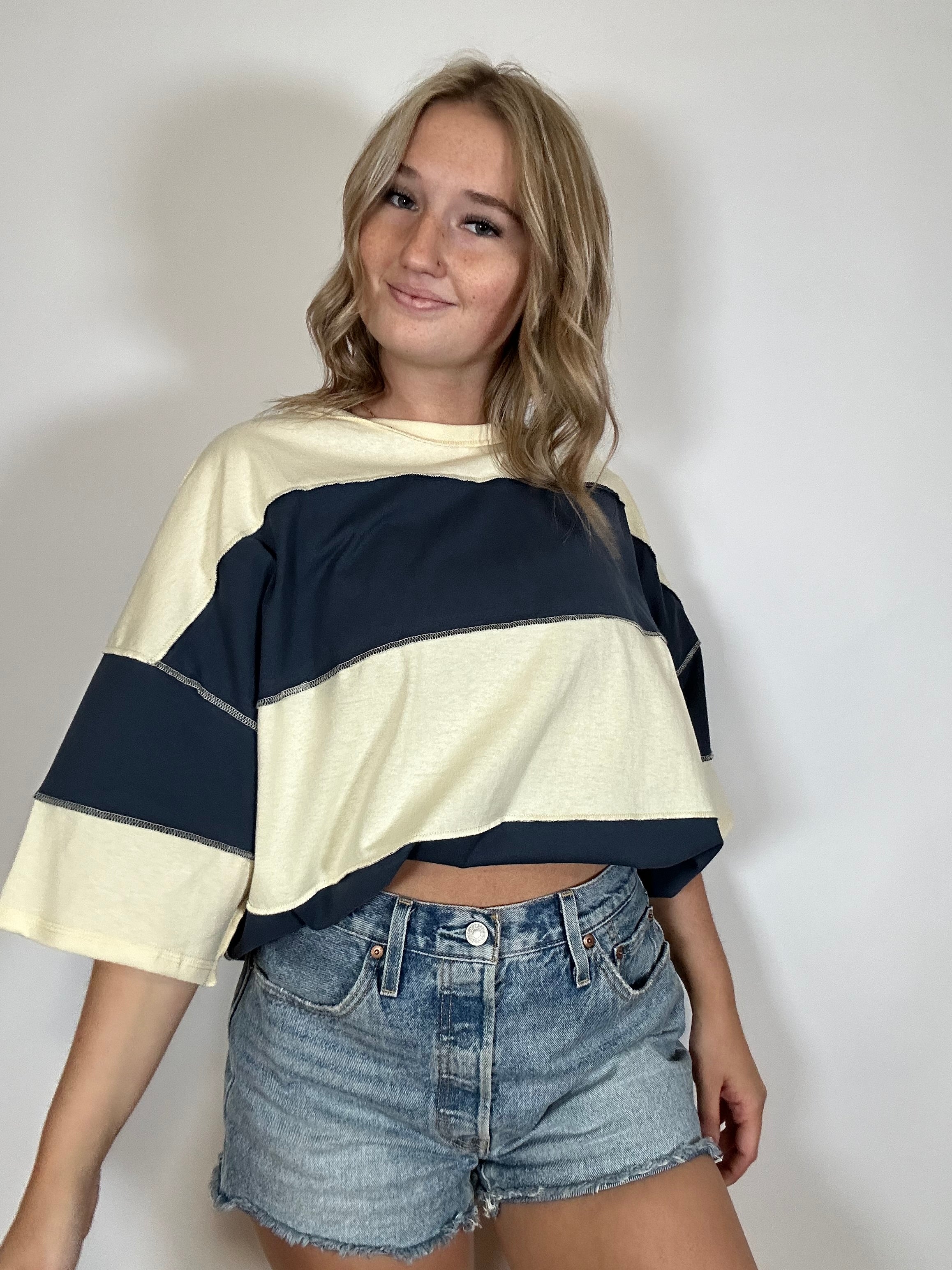 Polly Color Block Top