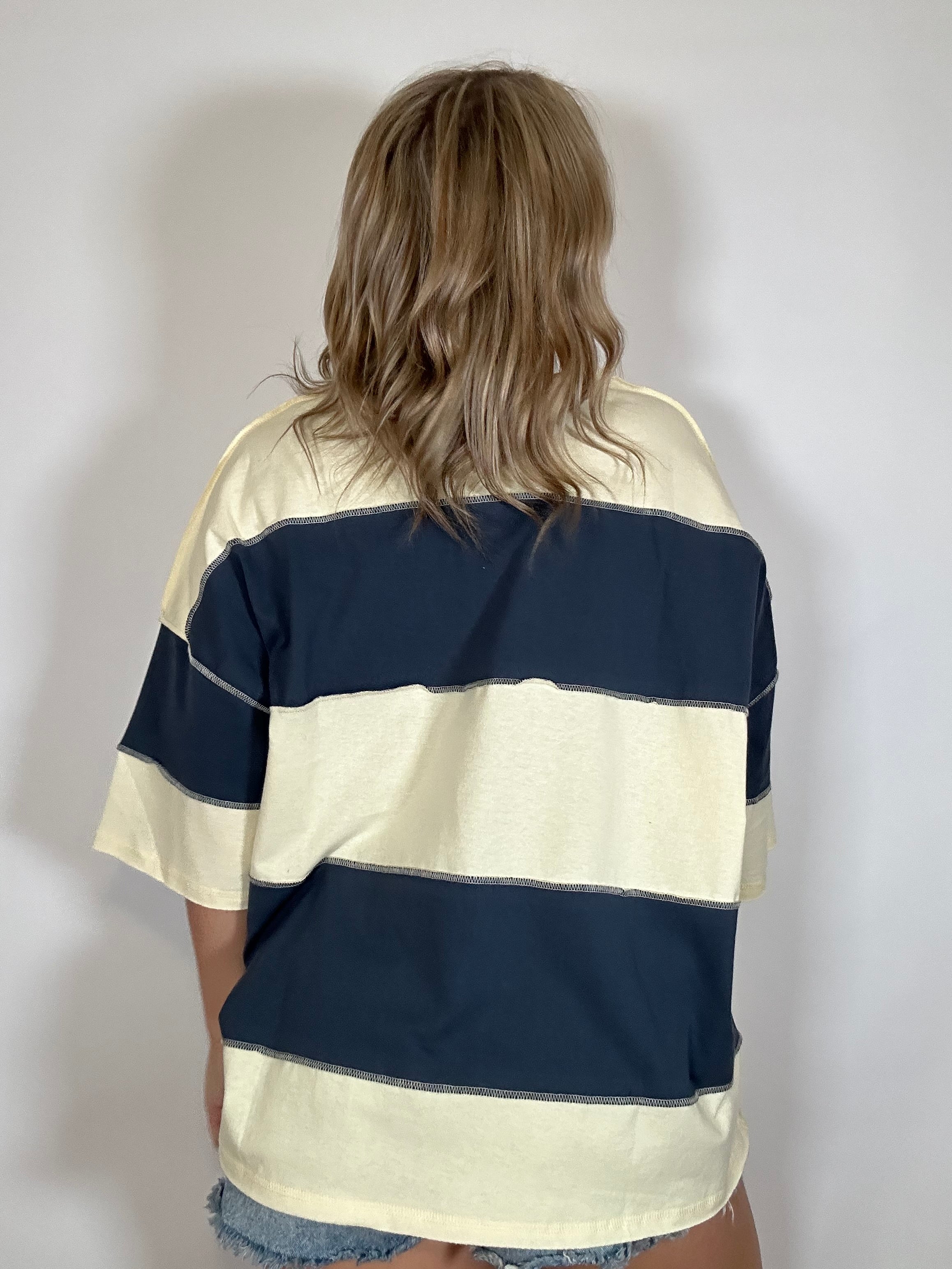 Polly Color Block Top