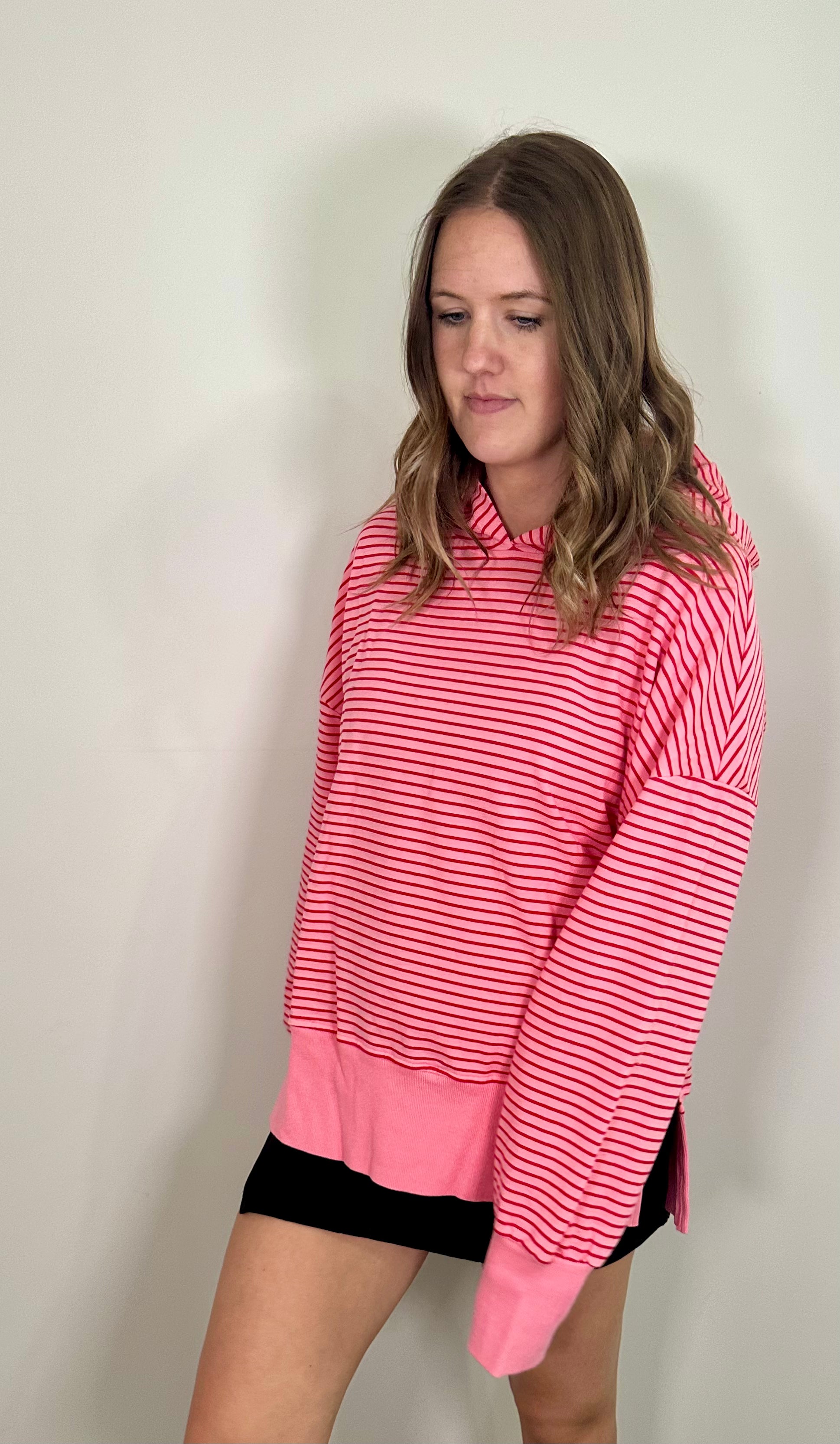 Strawberry Striped Hoodie