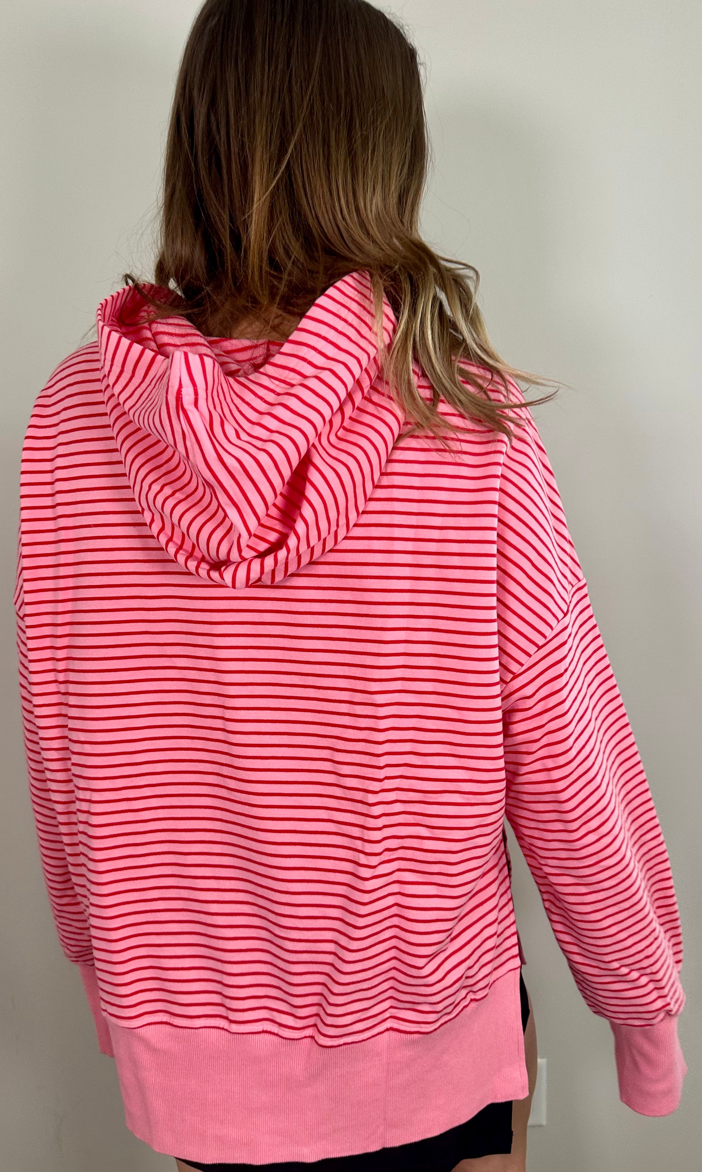Strawberry Striped Hoodie