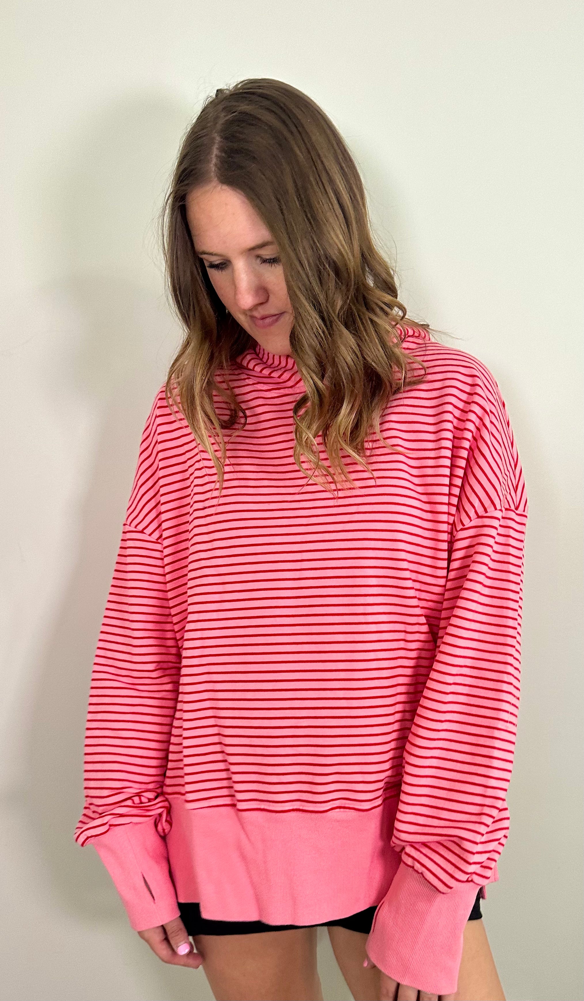 Strawberry Striped Hoodie