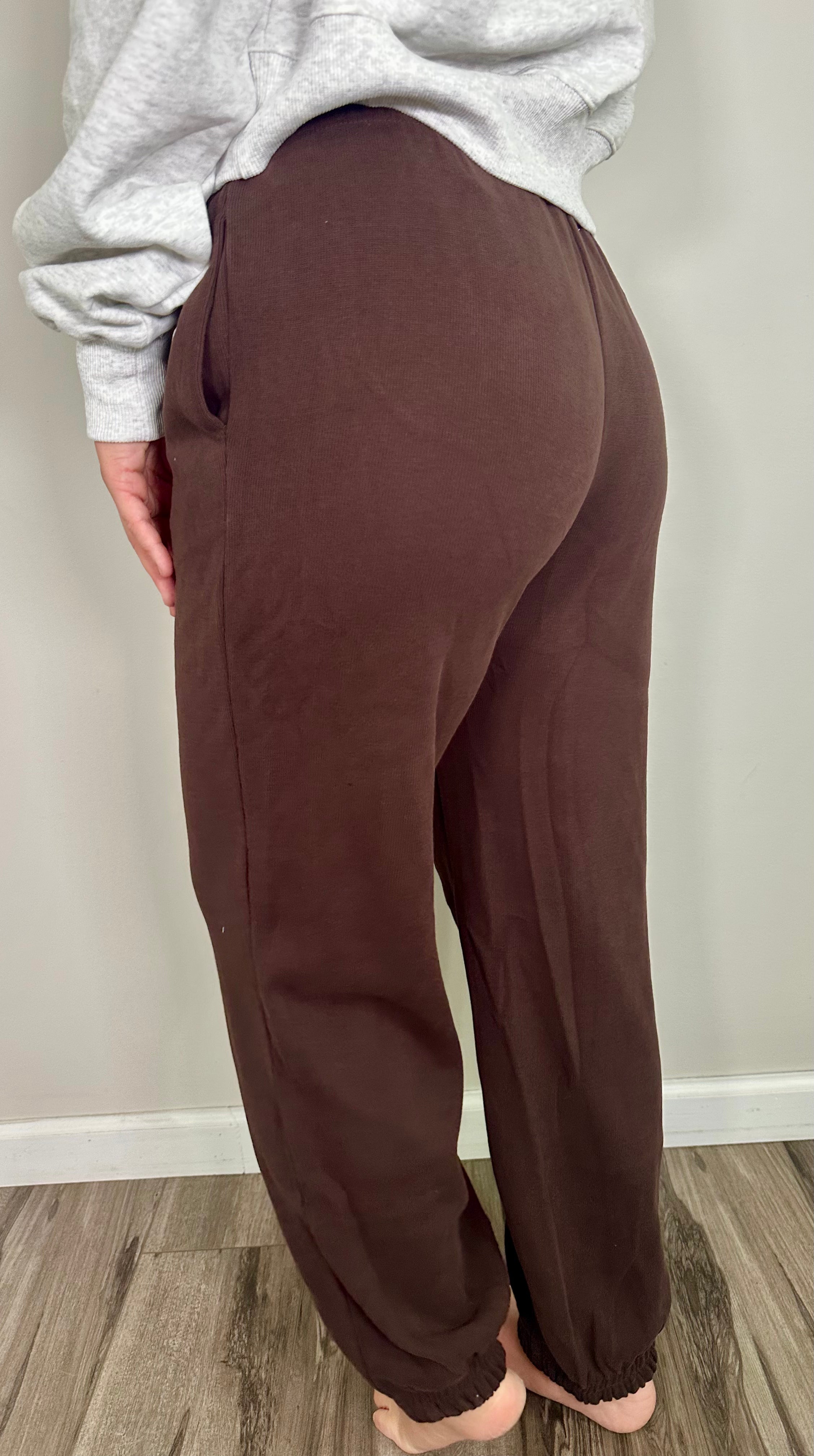 Brown Classic Joggers