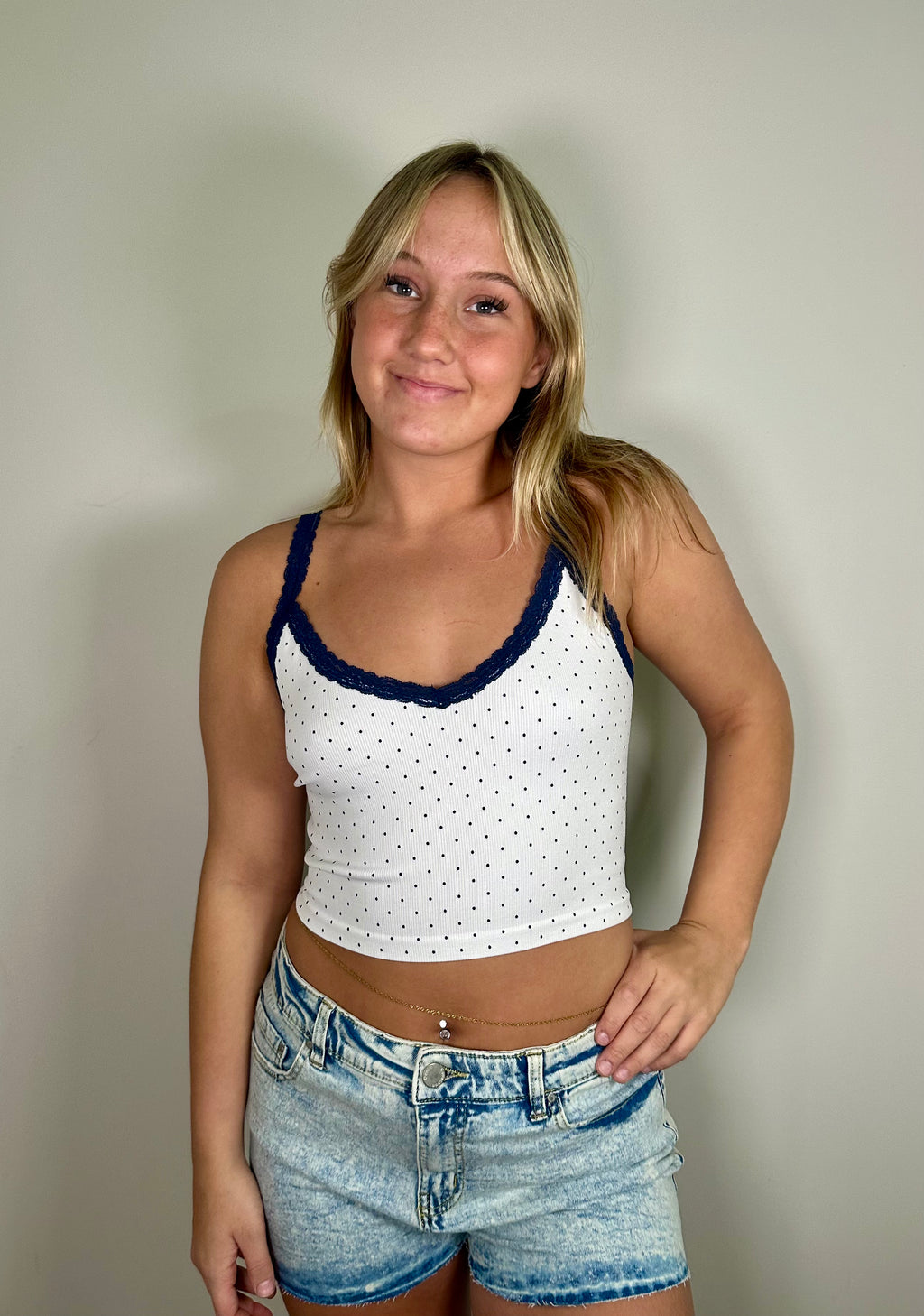 Polka Dot Cami Top