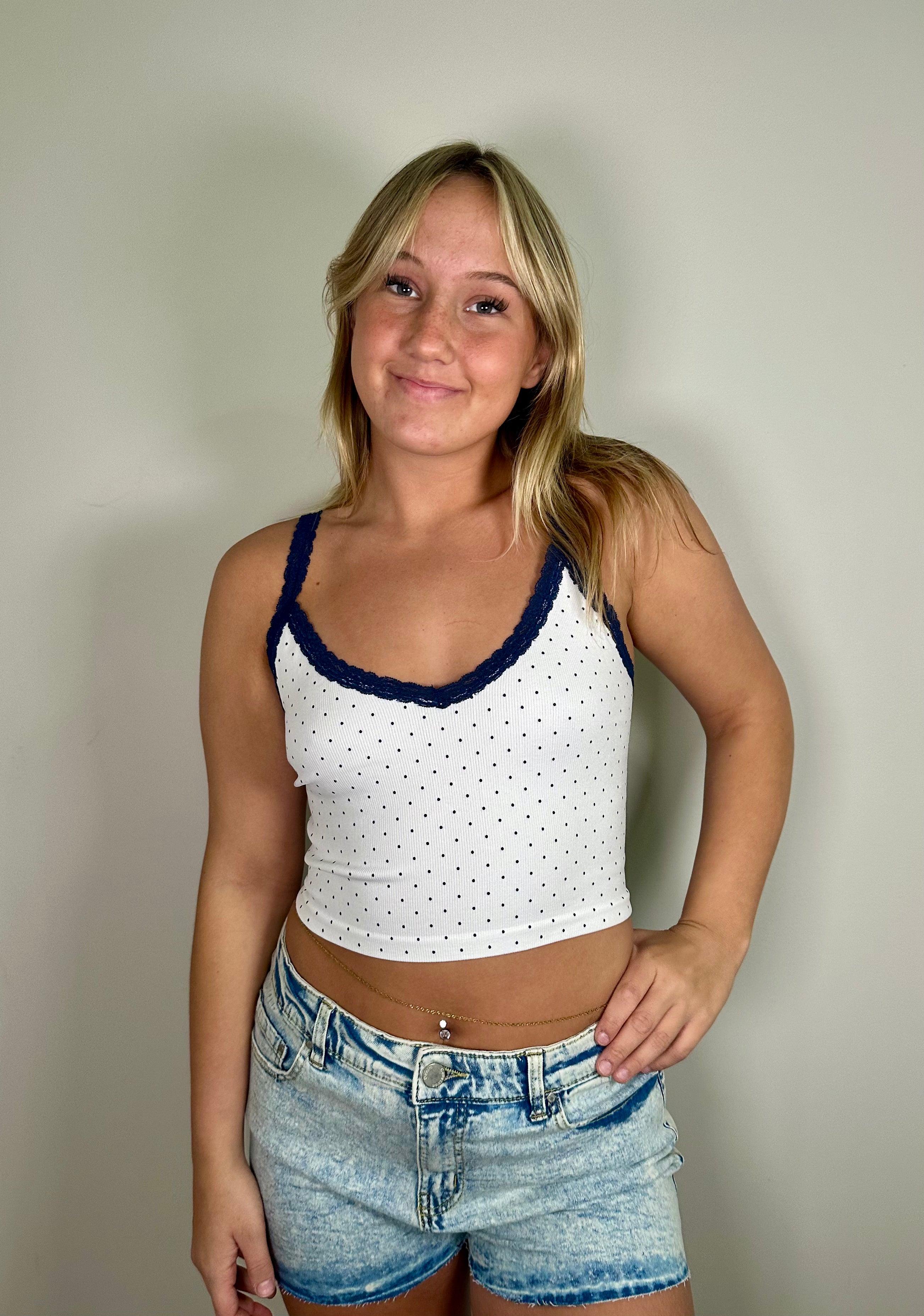 Polka Dot Cami Top