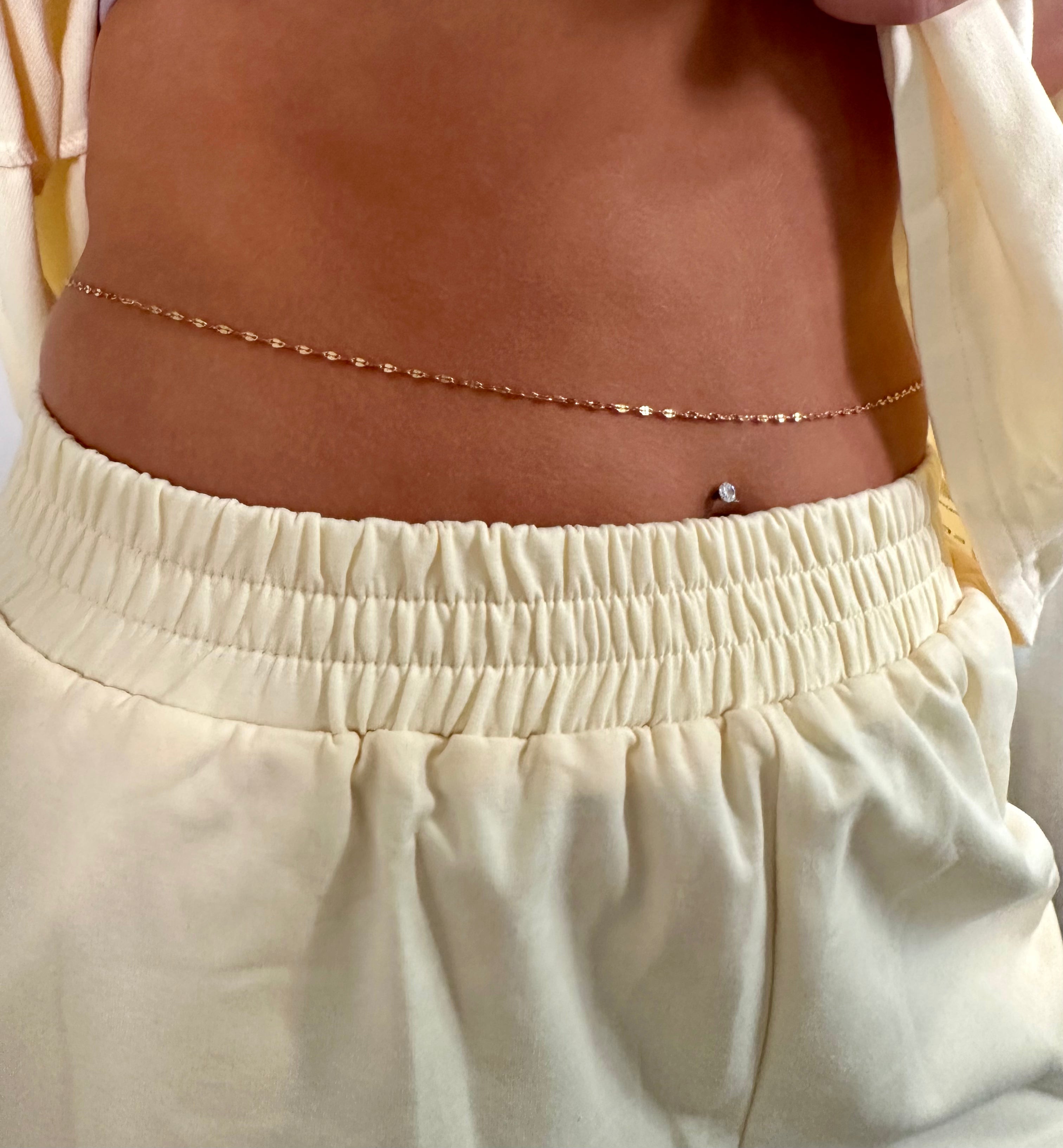 Gold Singapore Belly Chain