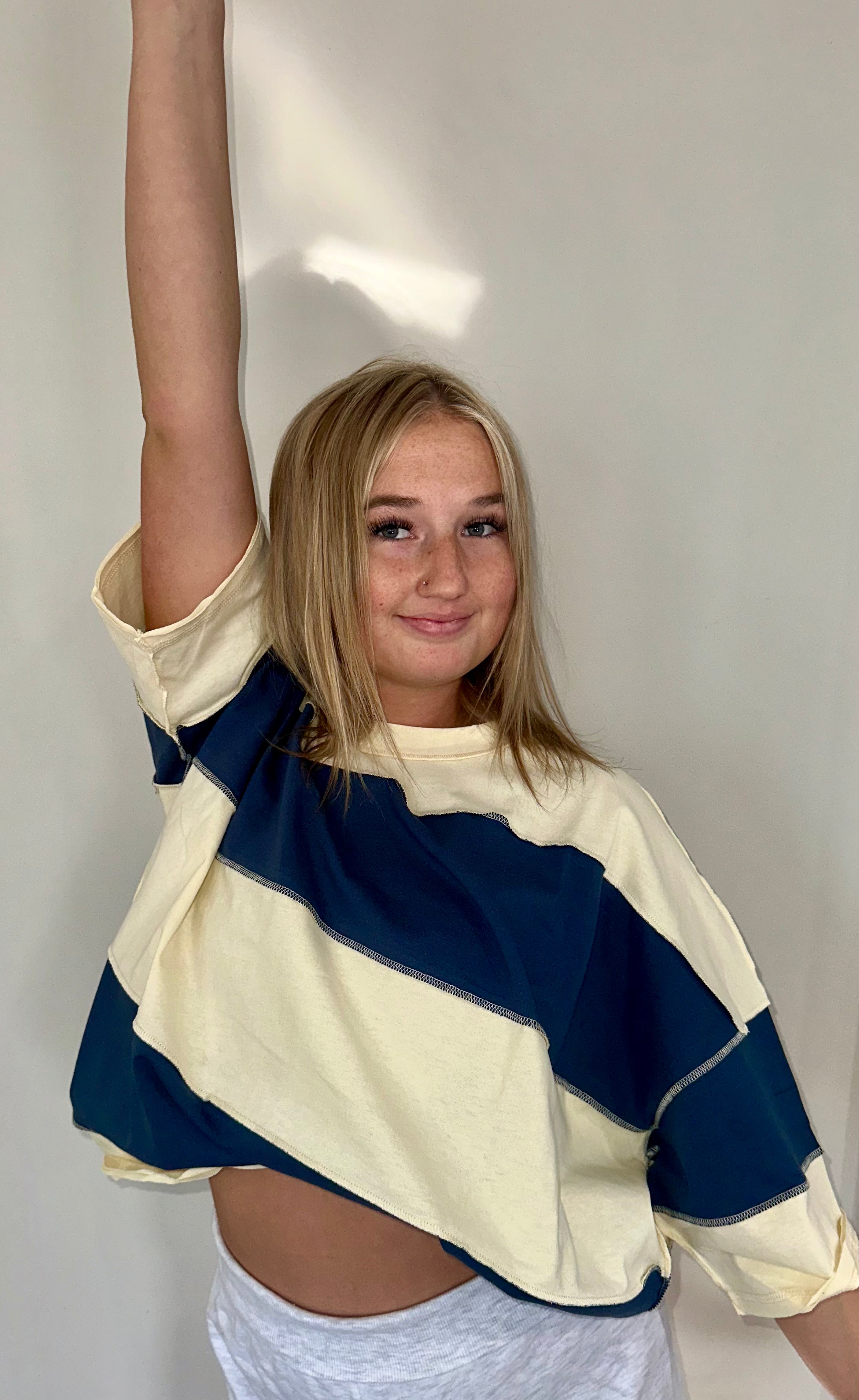 Polly Color Block Top