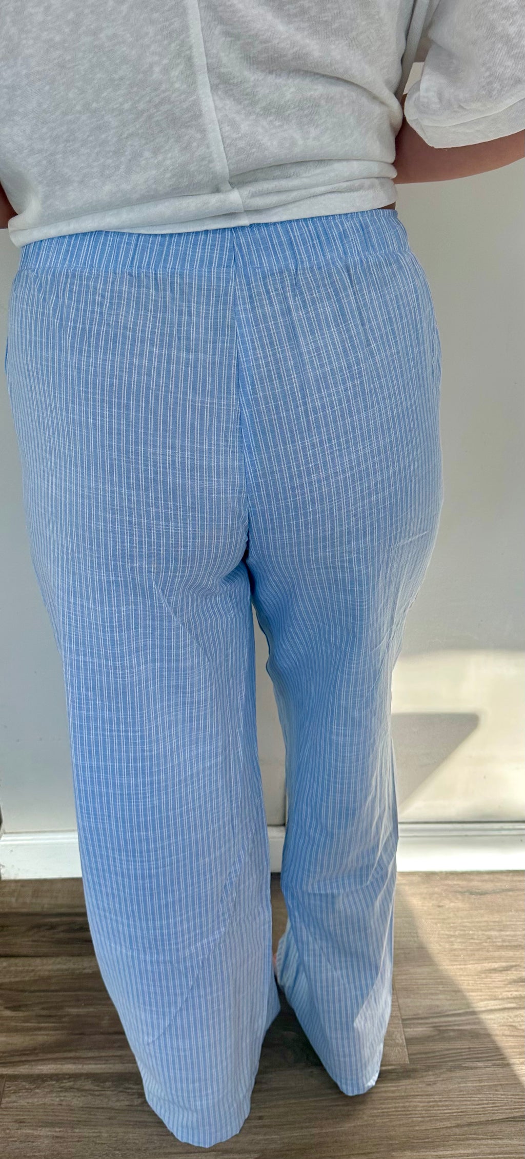 Stripe Wide Leg Pants