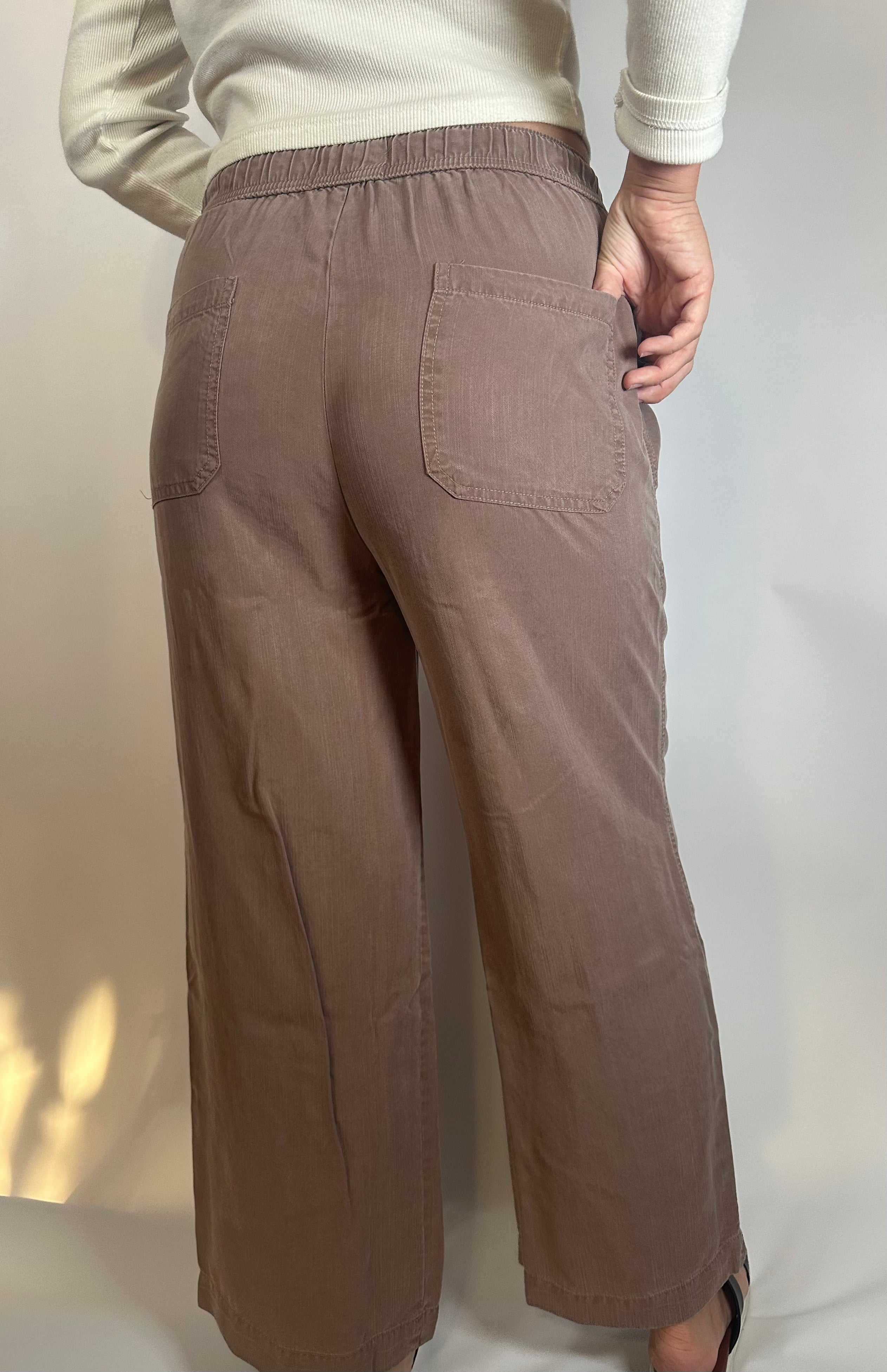 Cocoa Draw String Wide-Leg Pants