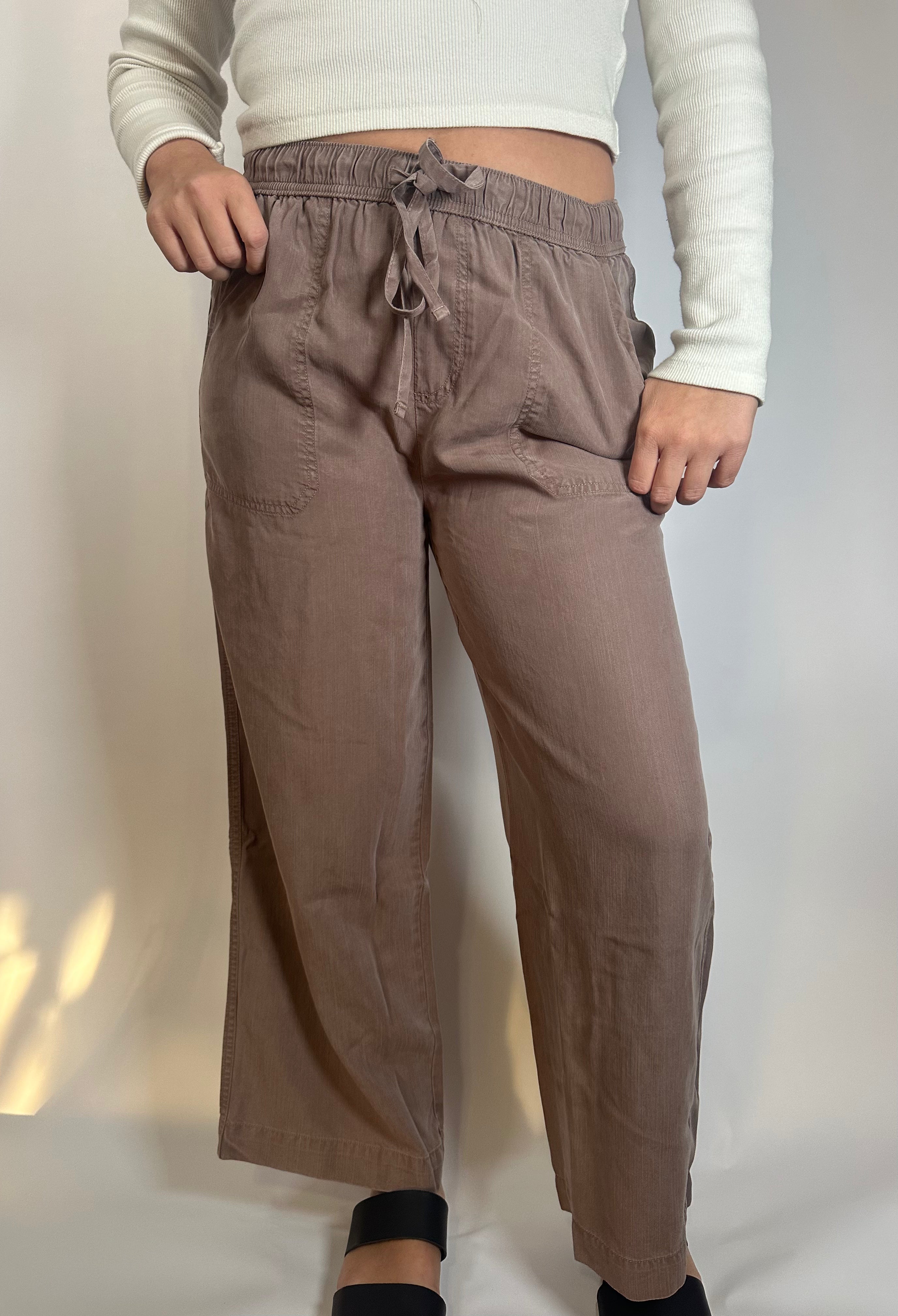 Cocoa Draw String Wide-Leg Pants