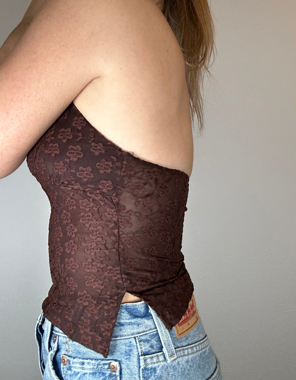 Paeoni Textured Halter Top