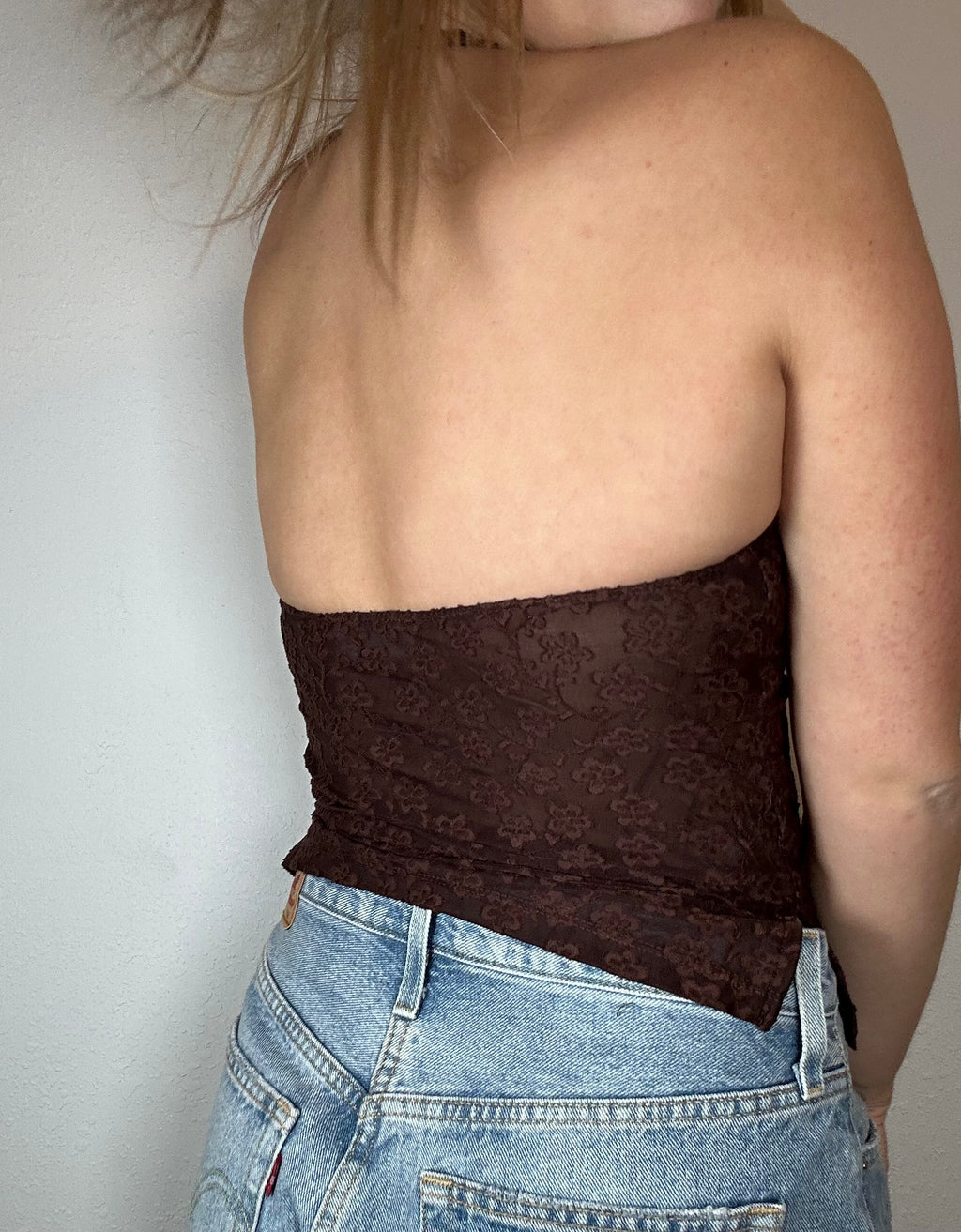 Paeoni Textured Halter Top
