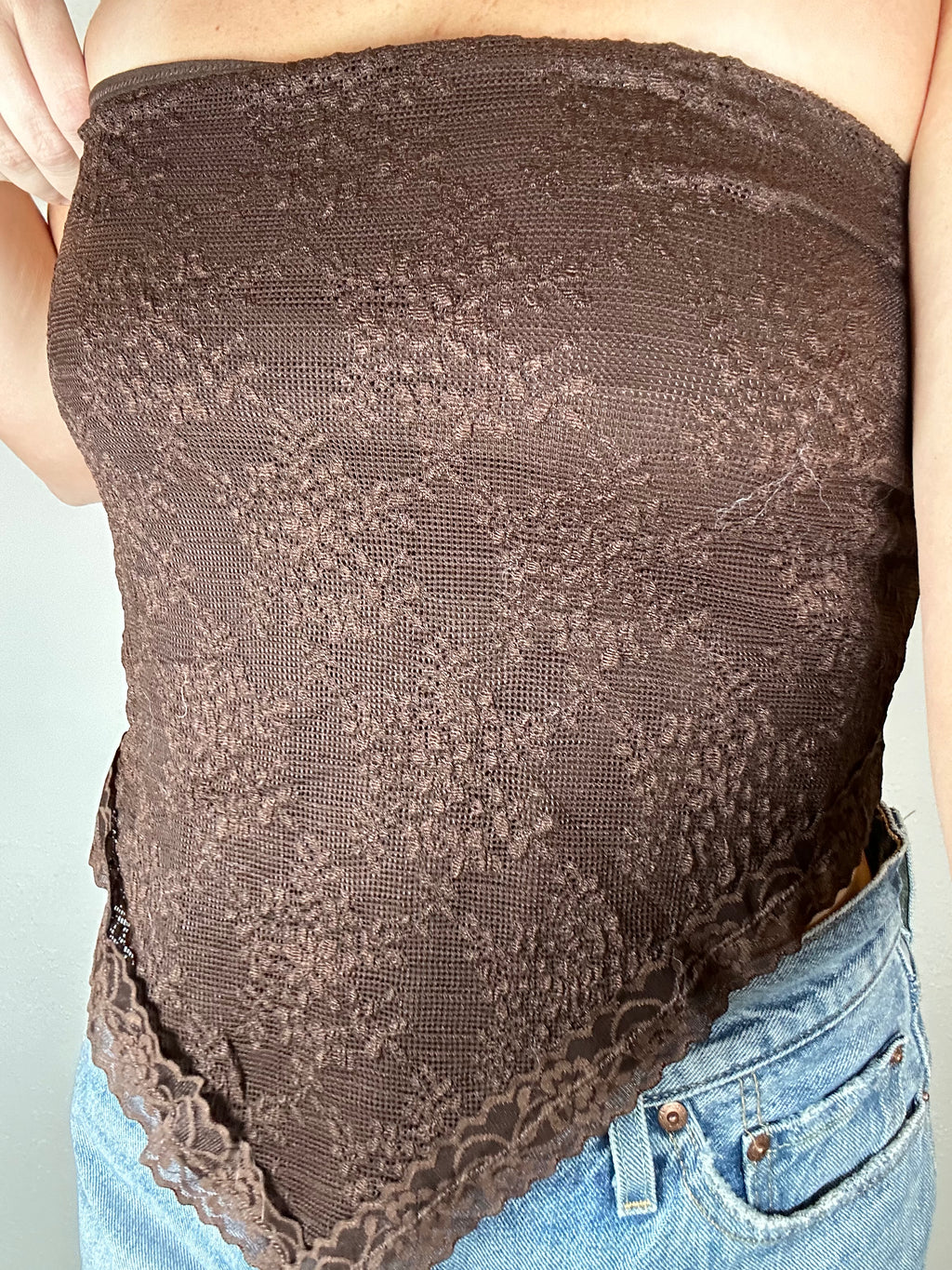 Wren Honey Lace Top