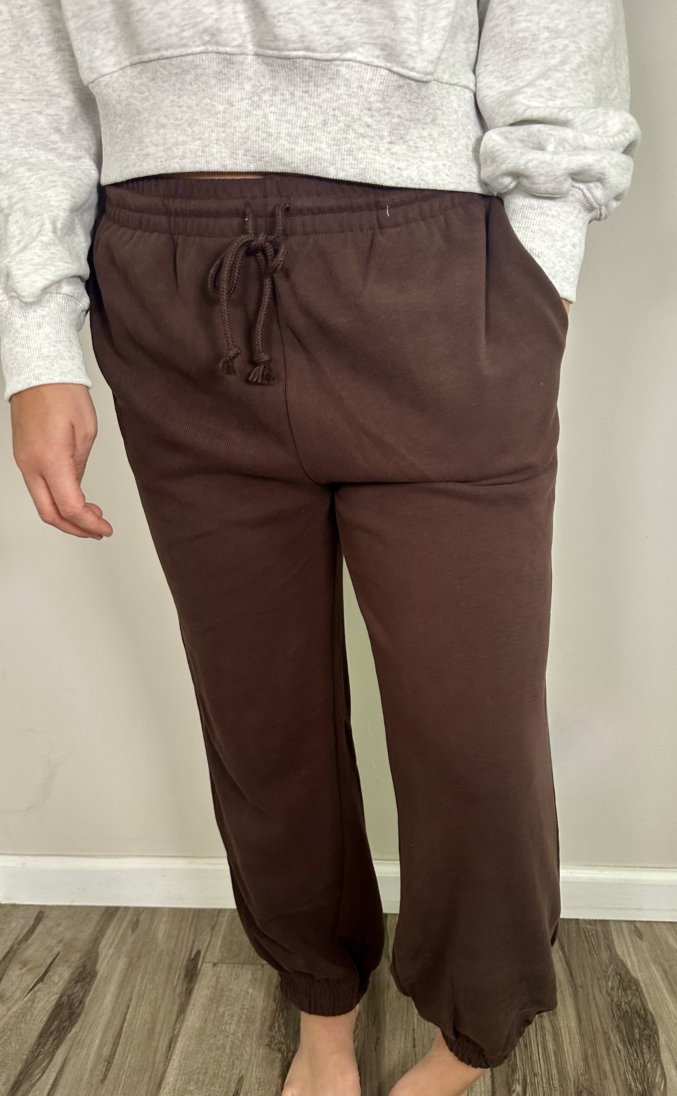 Brown Classic Joggers