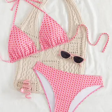 Cherry Kiss Polka Dot Bikini
